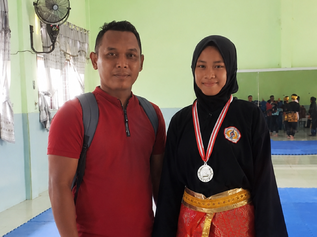 Zulaika Fatarani Raih Juara 2 Lomba Silat O2SN Tingkat Kabupaten Aceh Tamiang